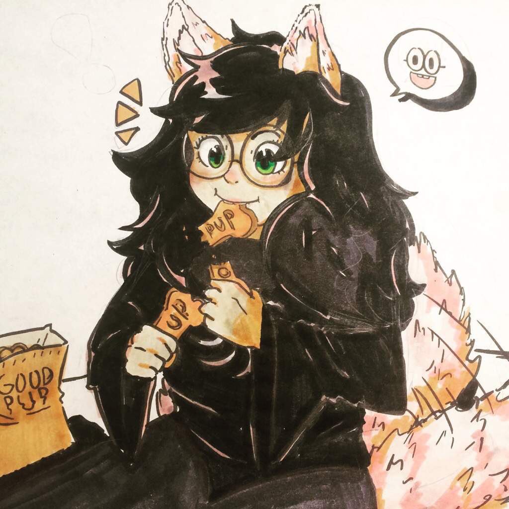 Send help I'm slowly turning into Jade Harley. 

woof