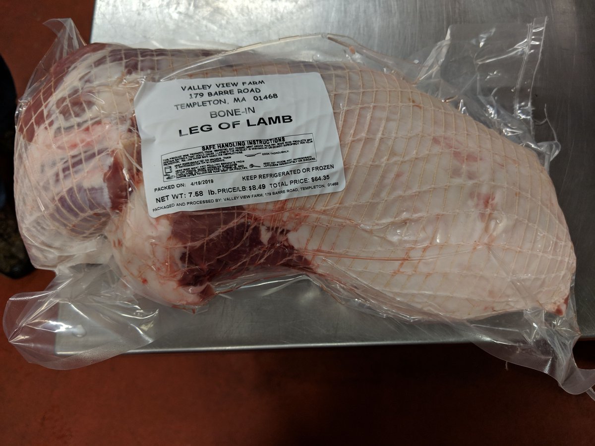 Fresh Leg of Lamb, Boneless and Bone-in Hams and Fresh Easter Kielbasa this week.  NOTE: We will be closed on Sunday for the Easter Holiday.  Have a Happy Easter!!