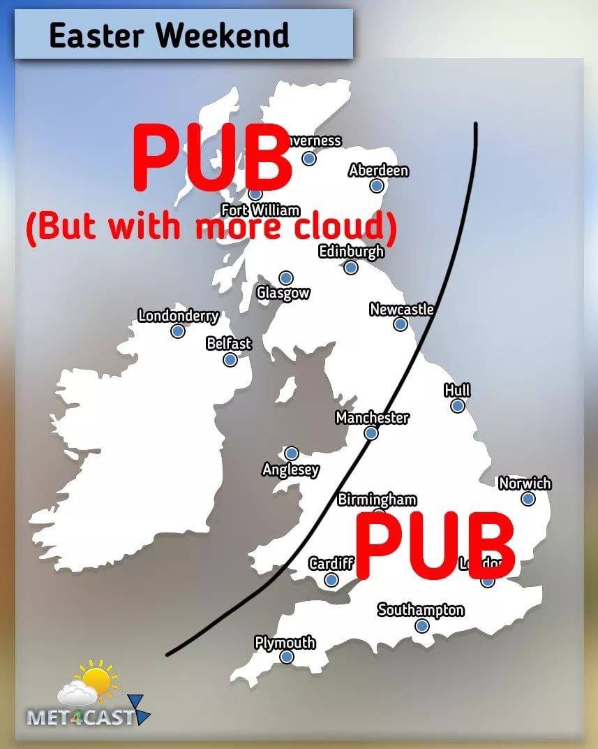 FlaresN1970's tweet photo. The suns out...can only mean one thing! 🍻🍻🍻 #PUB #EasterWeekend https://t.co/gl4ZEFxkAX