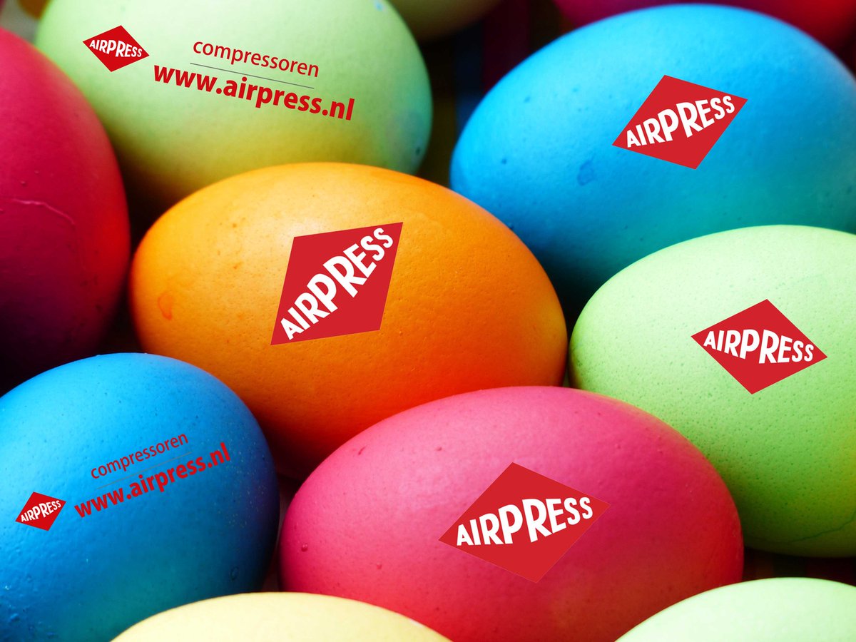 Wij wensen u hele fijne paasdagen! #pasen #paasdagen #paaseieren #compressoren #airpress