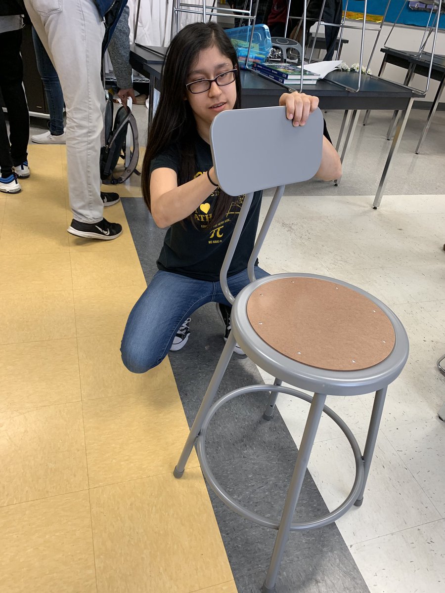 LanierBiotech's tweet photo. Thanks @austinisd_cte for the new lab stools! Now we have back support! @vikingcte @austinisd @txbiotech https://t.co/HelaOQkXZz