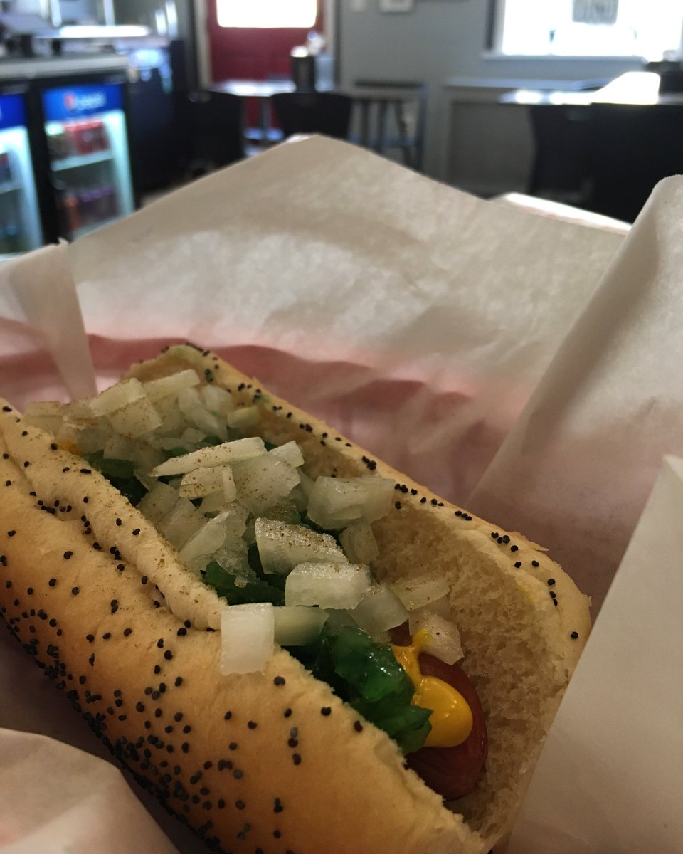 WindyCityRedHot's tweet photo. can you name the missing ingredients to this windy city red hot?? ALSO, both locations will be open ‘till 9pm today! Don’t forget to hit up Frederick-last day is 4/20! https://t.co/1jyu4RAe2l