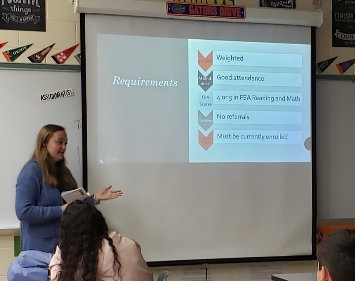 mgoode912's tweet photo. Thank U, Connor and Haley, for presenting the Academy of Finance to my students, and taking us on a tour of Launch! Great information about an amazing Academy with great opportunities and much needed life skills! @UHSAVID @UHSTitans411 @UHSAOF @volusiaschools https://t.co/qyqdGCYgIw