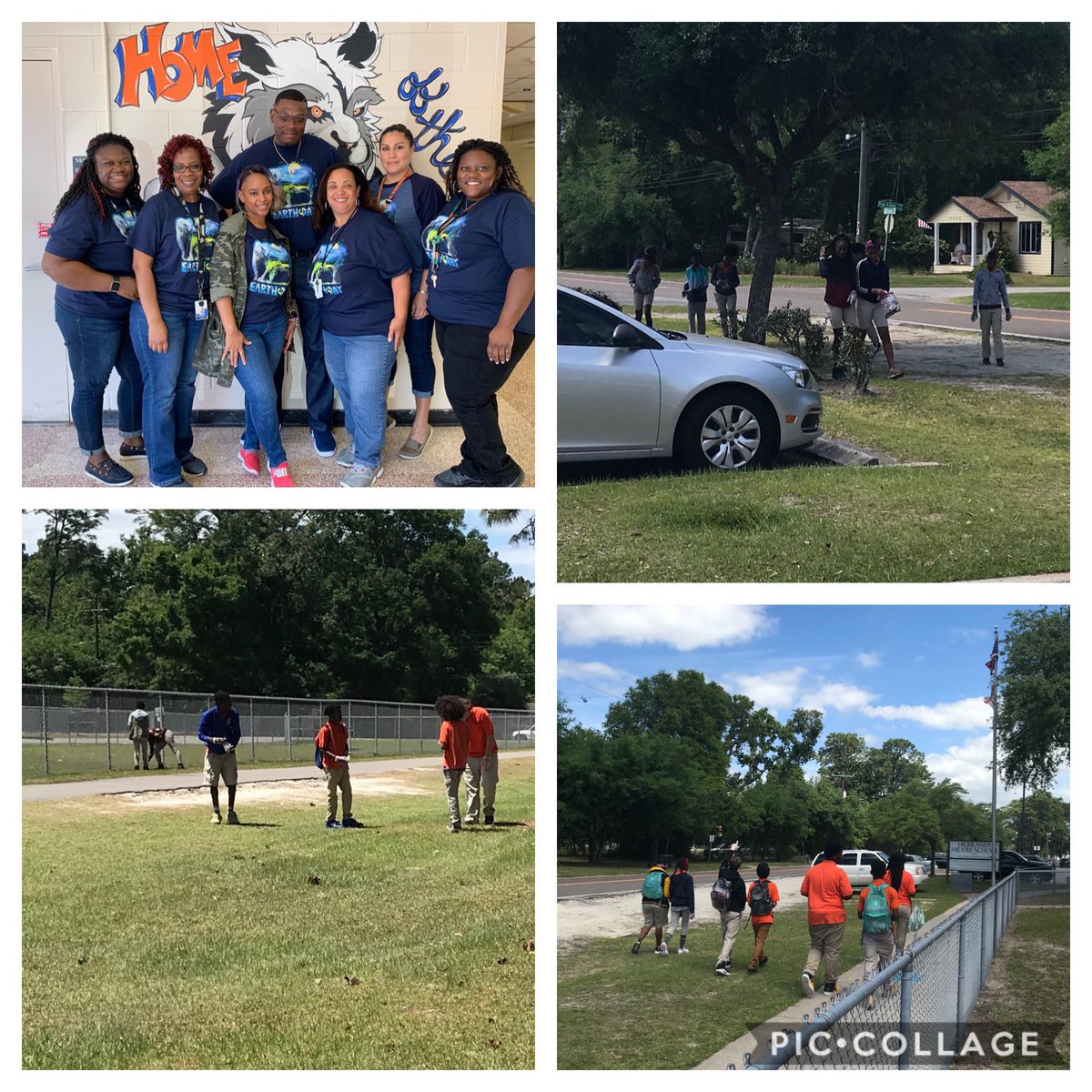 LevelUpWildcats's tweet photo. @DCPSTurnaround The HMS Science dept celebrated Earth Day Friday with an Environmental Campus Clean Up. Shout out dept Chair Mrs. Hogue! #hardwork #heartwork #LevelUp https://t.co/AdQKnHSxI6