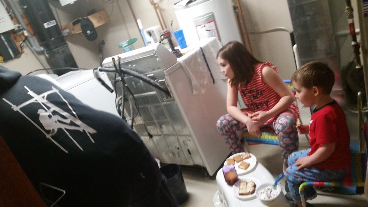 SCook0620's tweet photo. Renovations with cheering squad
#laundryroomreno #watchadoing #breakfastofchamps https://t.co/Cv5Ezuct5X