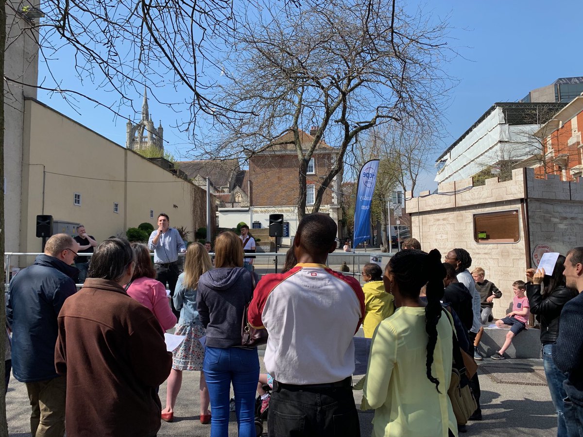 Hope on the High St on Good Friday. 
Psalm 22, the soundtrack to Jesus crucifixion: “My God, why have you forsaken me?” 
Because this has always been God’s plan to forgive and save us.