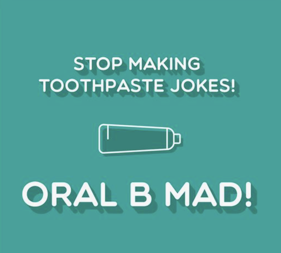 drsethhorn's tweet photo. 😂 #FunnyFriday😂  #OralB #Toothpaste #AFDClean #AestheticFamilyDentistry #Dentist #DentistLife #Smile PortJervisNY #dentalcare https://t.co/G7gMUjipA9