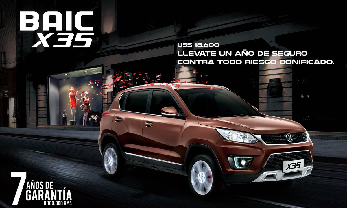 baic_argentina's tweet photo. Llevate tu X35 y te bonificamos un año de seguro contra todo riesgo y 7 años de garantía. https://t.co/6qhPlhLVP3
#BaicArgentina #BaicX35 https://t.co/t9x0hx1V3D