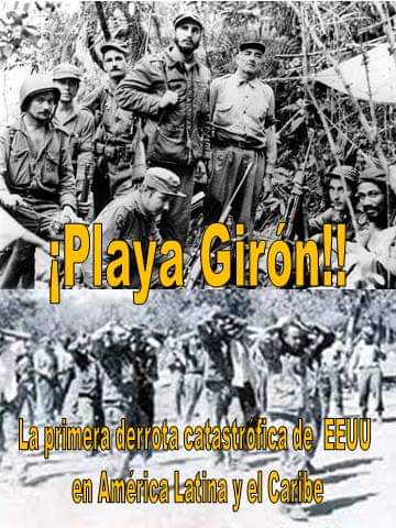 A 58 años de la Gran Victoria de Playa Girón🇨🇺. VENCEREMOS....
VENCEREMOS Y VENCEREMOS!!!!!
<a href="/CubacooperaCu/">Cubacoopera</a> 
#SomosContinuidad 
#Cuba   #CubaEsSalud 
#Cubacoopera