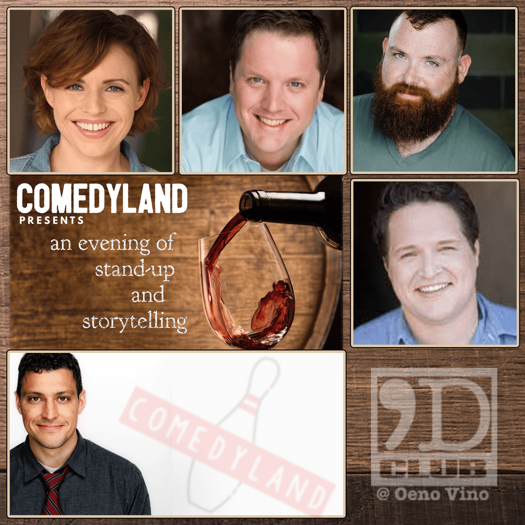 cahmadee's tweet photo. COMEDYLAND Fri Apr 19, 2019 9:30PM, brought to you by @cahmadeeclub @oenovinowines Tickets: https://t.co/WUPUPjNwmb
Lineup:Charlie McCrackin, Mark Raterman, Colleen Doyle,  @porpoiseswallow @ranhar
Producers: @hollylaurent Mark Raterman @ComedylandLA
#Cahmadeeclub #comedylandla https://t.co/EiaZBL9rnW