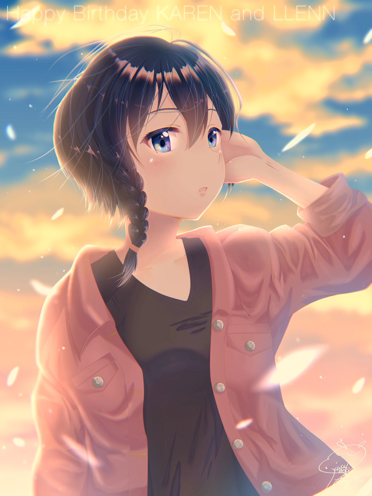 楠木ともり Official 誕生日おめでとう ２人のお陰で今の私がいます 沢山の場所で見たピンクの海 綺麗 だったね 無意識にピンクの服ばかり探してたのが懐かしいです 私の声に人生を託してくれてありがとう これからもいっぱい暴れて楽しんで