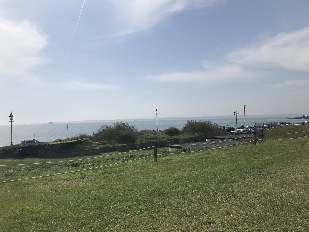 View from our picnic lunch today! Love #Southsea! Love living by the sea! love @TheModelVillage !