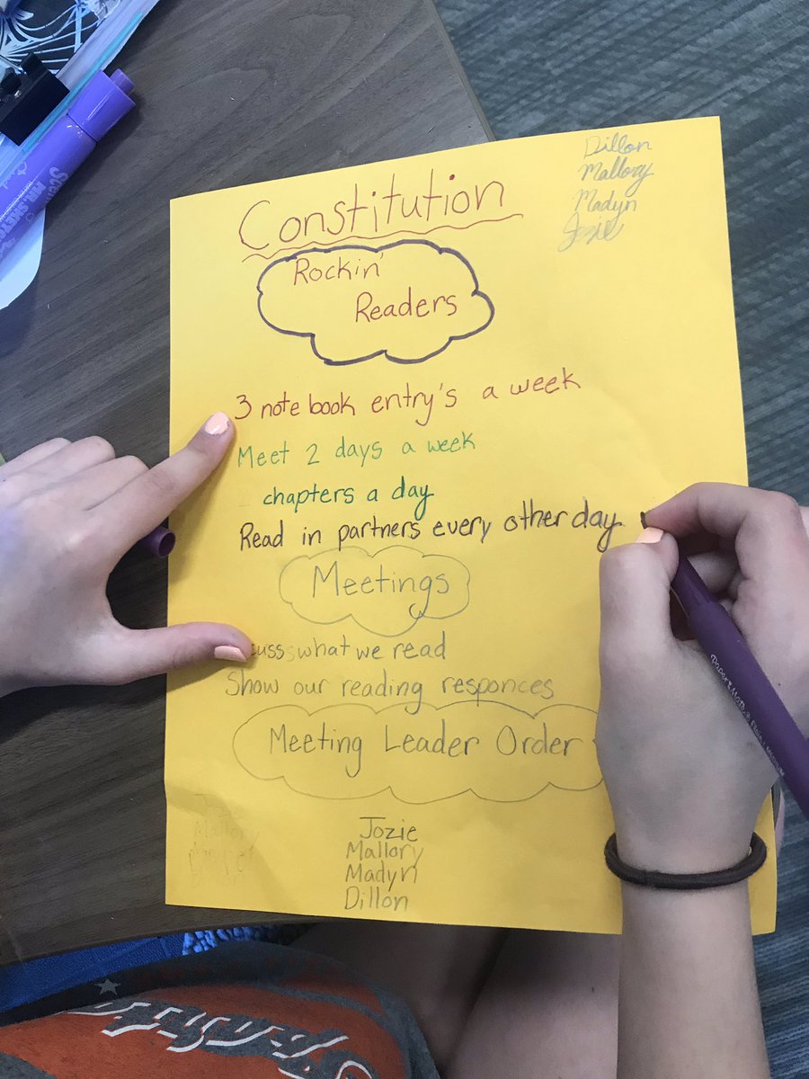 MoserEmily2's tweet image. How do you not smile when you hear students on a Friday say, "Why can't it just be Monday already so that we can start reading this book with our book club?" SIS students are choosing their books &amp;amp; creating Book Constitutions for their upcoming book clubs starting next week 📚😊