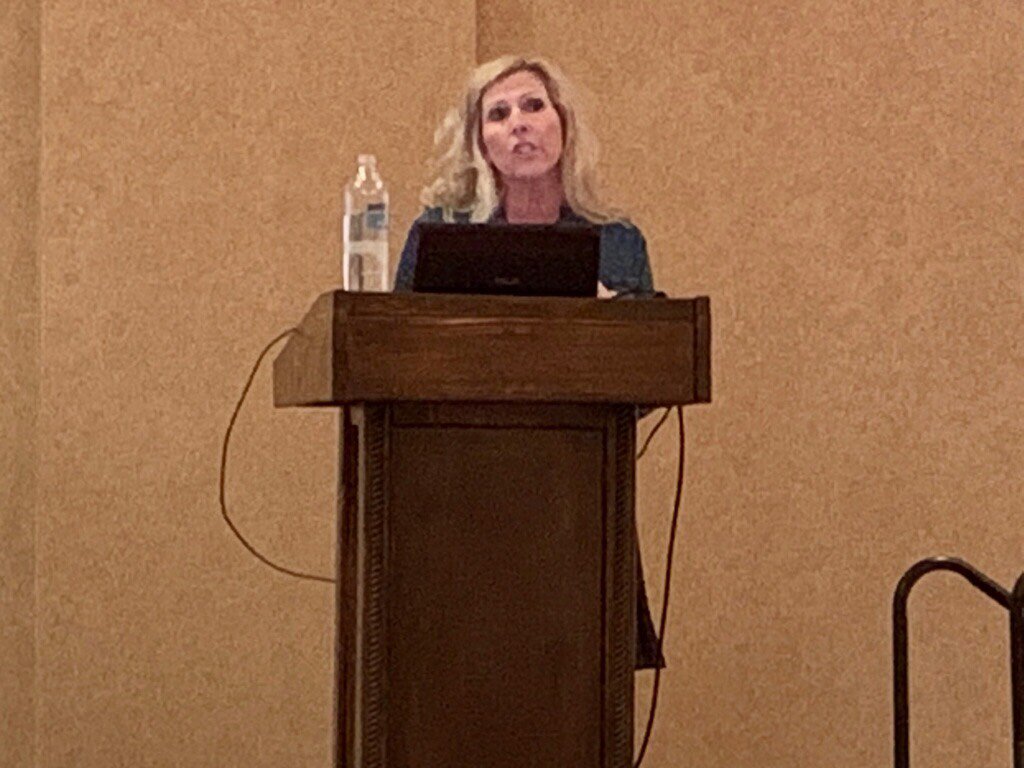 MedTransCorp's tweet image. We had a great week at the #CriticalCareTransportMedicineConference! Featured is #floatnurse, Sharon Purdom, presenting a pediatric trauma case review. Sharon currently serves as the #ASTNA president.
