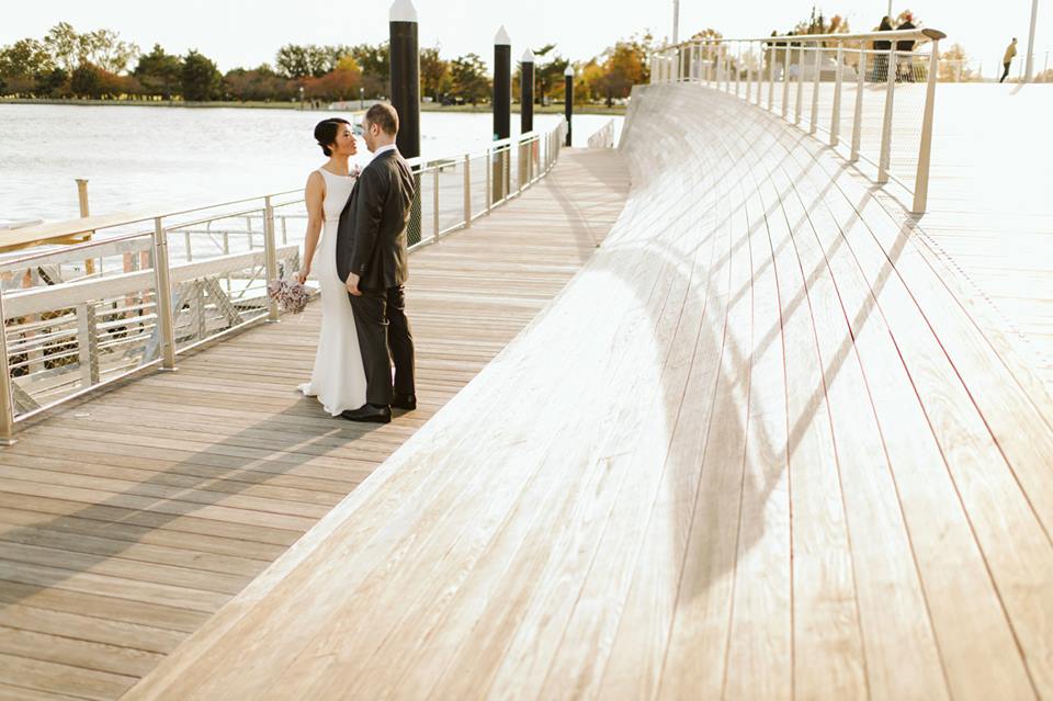 A photo session by the Wharf is a great option for spring and summer weddings! These views 😍 #IMPACTWeddings #DCWedding #WharfDC #Spring