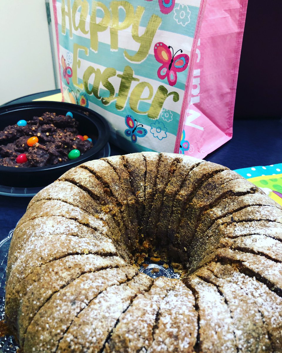 yesthatdrew's tweet photo. Itβs @KJUGDrew and @KJUGTory #PeepAPalooza. What a GREAT Good Friday. #CarrotCake #NoBakes #peeps #reesesEggs @PEEPSBrand @reeses @1067KJUGCountry https://t.co/sbRzl2Juyj