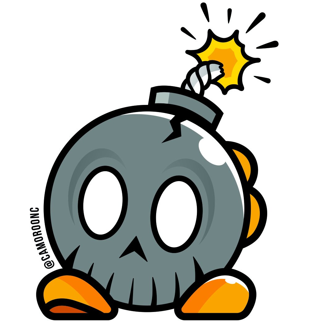camoroonc's tweet photo. #SimpleSkull Bob-omb mash up for #CS19 https://t.co/Wm4TzdWvc6