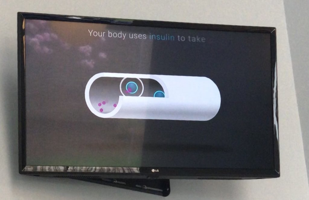 caitsteinbach's tweet photo. When youโre in the doctorโs office getting inspiration from the educational video in the lobby. #InstructionalDesigner #learningnerd https://t.co/SUOtWJ7xig