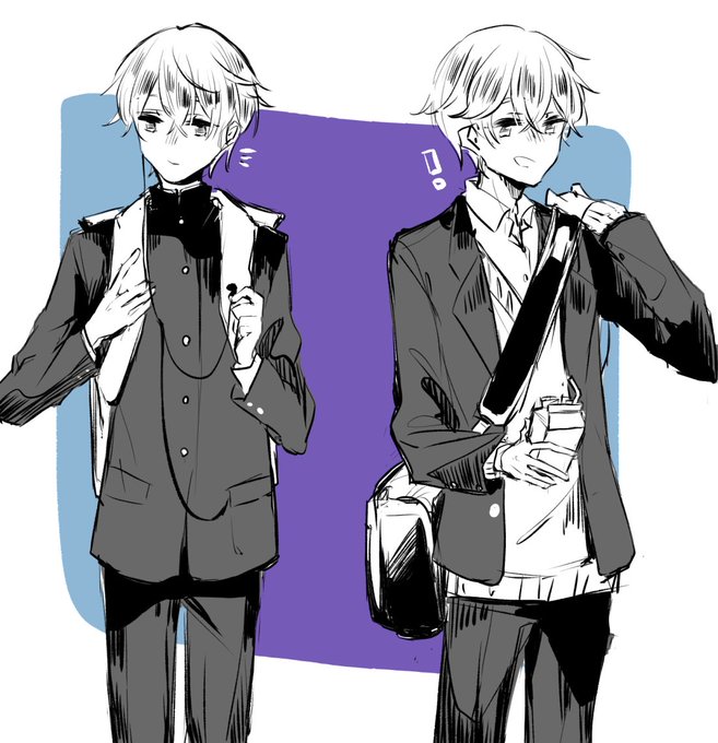 学ランのtwitterイラスト検索結果 古い順