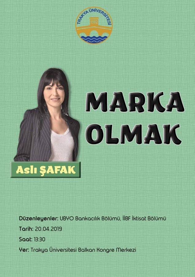 TBAT_2016's tweet photo. Sevgili Aslı Şafak 20 Nisan Cumartesi günü 13:30 da Balkan Kongre Merkezinde kimselere söz vermeyin 🤗 https://t.co/16YJlgGJ3M