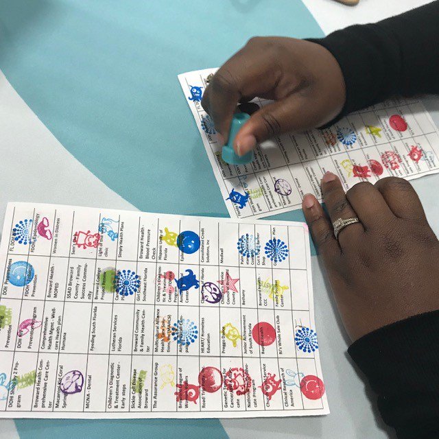 FLHealthBroward's tweet photo. @FlHealthBroward employees from #FloridaKidCare passed out #Springbaskets packed with toys and #healthysnacks to 344 kids during a recent Health and Resource Fair in Lauderhill, FL. Children received their baskets after having “passports” stamped at various healthcare booths. https://t.co/8UvfZ8mjRH