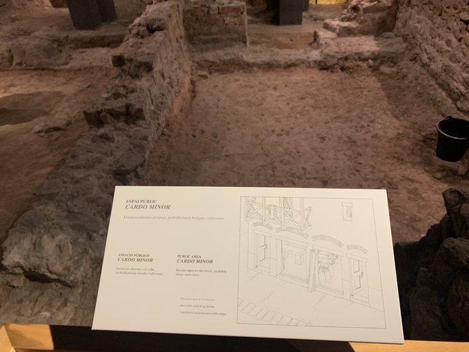 Wandering through Roman ruins in Barcelona! https://t.co/QChuBdtkMN