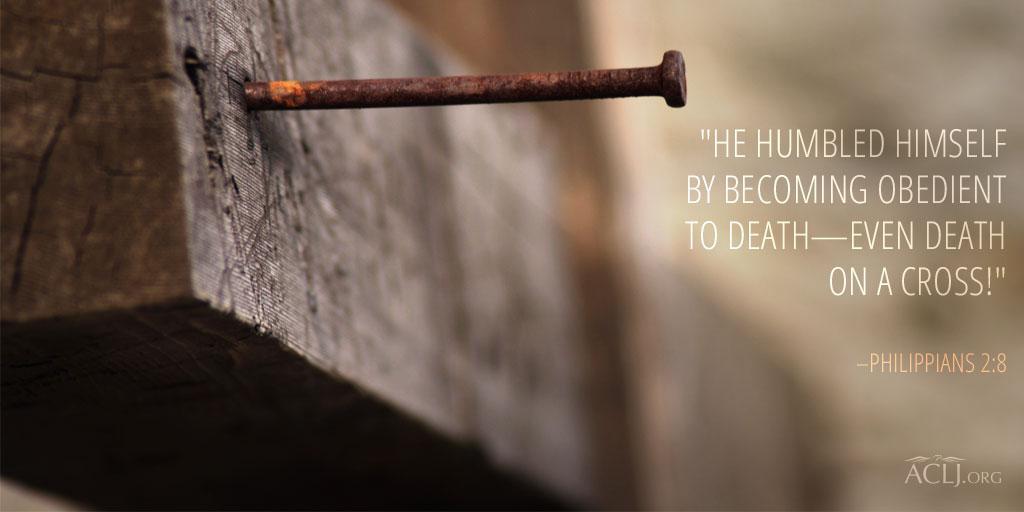 ACLJ's tweet image. By His wounds, we are healed. #GoodFriday