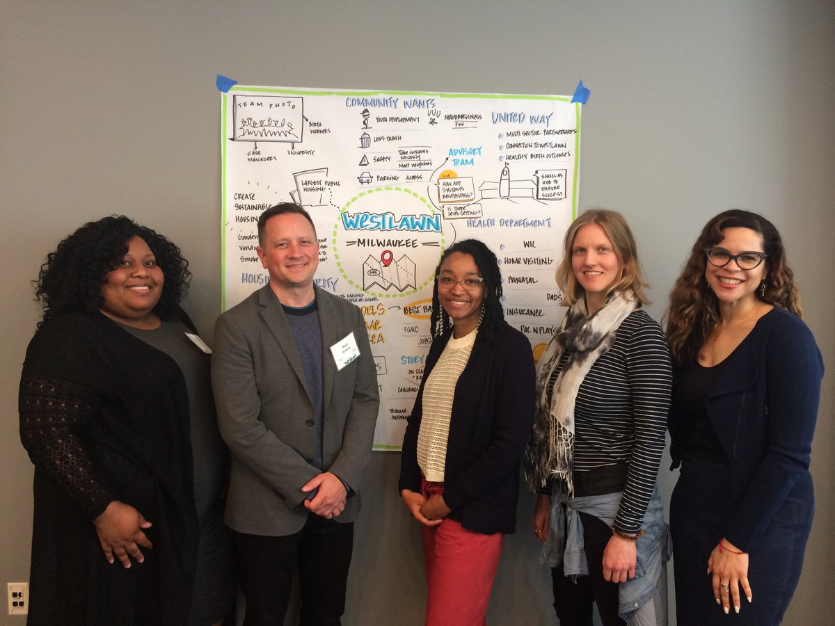 MKE_CNI's tweet image. Working together for #equity in #healthybirthoutcomes. Our local partners @MKEhealth, @UnitedWayGMWC and @MKEHousing were honored to strategize with other neighborhoods from across the country at the national @bestbabieszone convening.