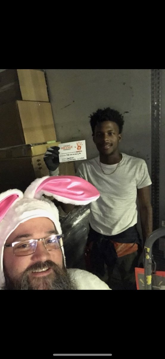 RalphLabor's tweet photo. RDC 5023 had the Safety Easter Bunny stop by to recognize our associates with COH cards https://t.co/zEGeQii42M