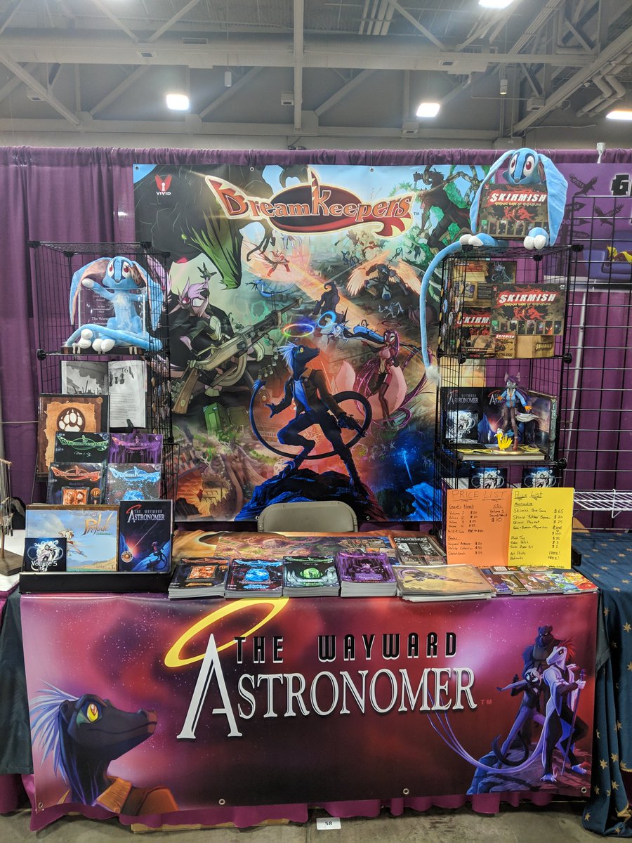 Ladies and gentlemen attending <a href="/fanxsaltlake/">FanX® Salt Lake Comic Convention™</a> if you want some cool FREE swag and awesome comics books and games, visit the <a href="/Dreamkeepers/">Vivid Publishing</a> booth in the merchant table area, right by the <a href="/WildBillsSoda/">Wild Bill</a> stand!