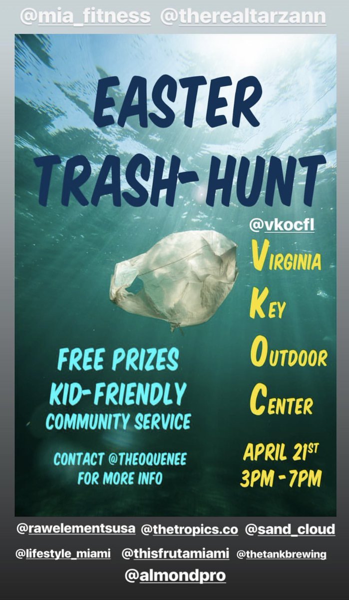 In only TWO DAYS the best clean up in a While is going down! <a href="/vkocfl/">Virginia Key Outdoor Center</a>