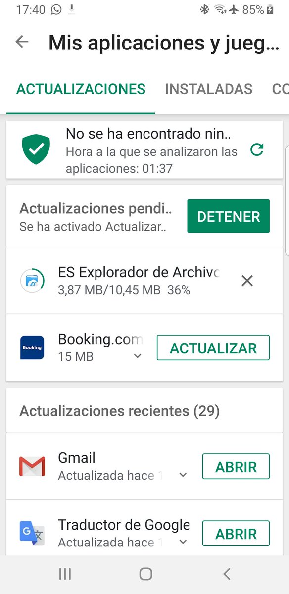 Delgado_Jose1's tweet photo. Pues sí, autorizo a mis apps a actualizarse menos la de @bookingcom Literalmente me dejaron tirado con la reserva que hice con meses de antelación, así que #NeverBooking #NuncaBooking https://t.co/uccrORjSxL