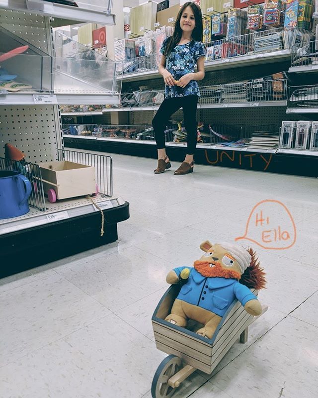 Ella found unity in the racks of supplies. bit.ly/2IHX9Kb