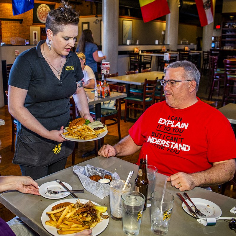 abcbrew's tweet photo. That look when your ABC Burger arrives… #ABCBurger #burger #foodie https://t.co/f0lxiWwEQa