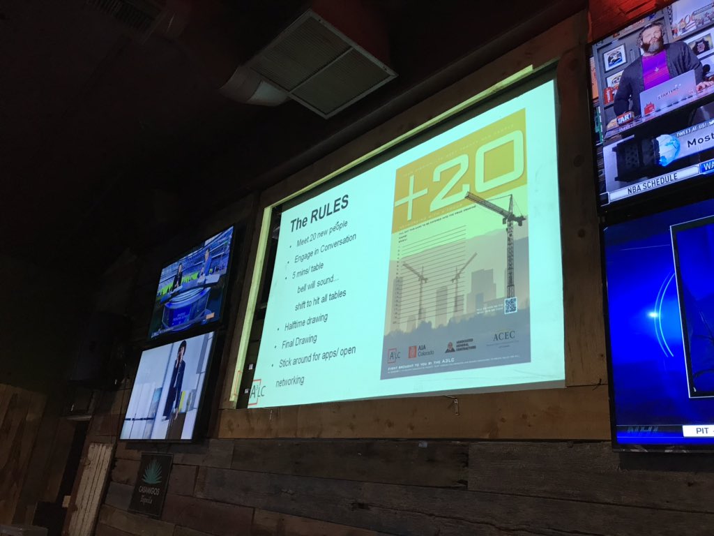 AGC_Colorado's tweet photo. Thanks to everyone who made it out last night to @StoneysDenver for #A3LC +20 Networking Event @ACEC_CO @AIAColorado Hope you were able to increase your professional #AECIndustry network https://t.co/keKNKh3Aav