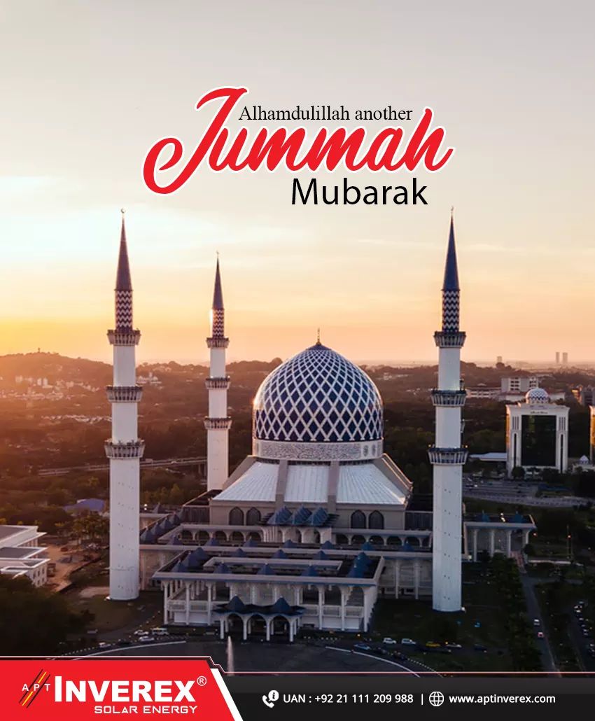 AnasZafar04's tweet photo. Jummah is the Most Beautiful day of the week. This special day comes in our life after every six days. We must be thankful to Allah (سبحانه و تعالى) blessed day.
Inverex | – #MakingPakistanBrighter
For More Details.
#Inverex #SolarEnergy #JUMMAMUBARAK #BlessedFriday https://t.co/PtLYZLbH33