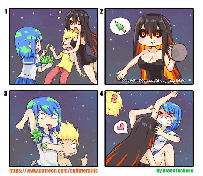 モンガール4コマ287 - 世界の終わり
MonGirl 4koma 287 - End of the world
魔物娘四格漫画 287 - 世界末日
https://t.co/YCGCHqPBaE 