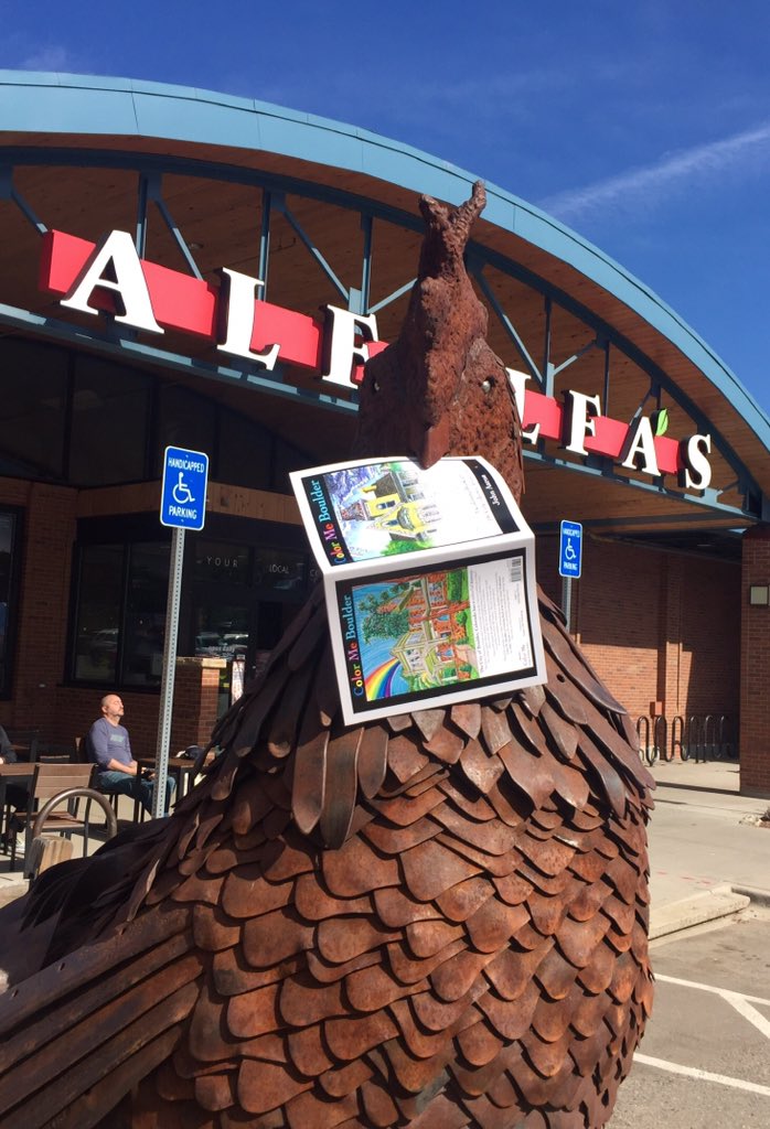 ColorMeBoulder's tweet photo. .@boulderbooks @DenverWestword @5280Magazine @dailycamera @CBSDenver @boulderbooks @McGuckins @AirworksStudio @downtownboulder @BoulderArtsWeek @sdhall17 Everyone’s checkin out #ColorMeBoulder It’s the new style of Coloring Book #ColoringBook #Boulder #art #architecture https://t.co/vGWHFooujC