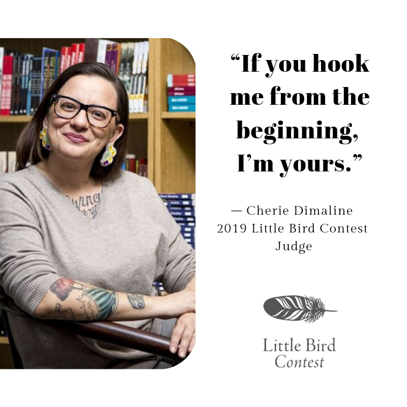 SarahSeleckyWS's tweet photo. Last week, I spoke with @cherie_dimaline for the #LittleBirdContest Salon. Basically, she gave a master class on writing. It was one of the best conversations about storytelling I’ve ever had. If you submit to the contest, CHERIE WILL READ YOUR STORY. https://t.co/oZc44tflos https://t.co/SfgYf6SMzZ