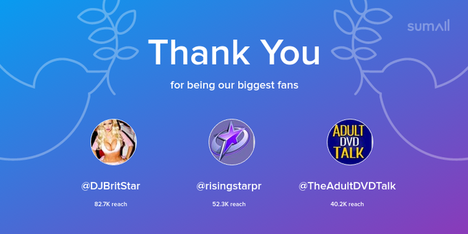 Our biggest fans this week: @DJBritStar, @risingstarpr, @TheAdultDVDTalk. Thank you! via https://t.co/Ic1sEYJmO8<a class="tags" href="/tag/djbritstar">@djbritstar</a><a class="tags" target="_blank" title="On Twitter" href="/?out=eyJ0eXAiOiJKV1QiLCJhbGciOiJIUzUxMiJ9.eyJpYXQiOjE3MjA4NzY3MjUsImlzcyI6InR3cG9ybnN0YXJzLmNvbSIsIm5iZiI6MTcyMDg3NjcyNSwiZXhwIjoxNzUyNDEyNzI1LCJyZWRpcmVjdF91cmwiOiJodHRwczovL3R3aXR0ZXIuY29tL3Jpc2luZ3N0YXJwciJ9.O9mT2AhO_ZOB3dQb_lgraHQEC2ZytBb1QQFFNagzwpYZ4RIh5MMFQwAlK8gY9gz6auO4af-5jpil4xbnVTD6dA">@risingstarpr</a><a href="/tag/iwantclips"class="tags"><span>#iwantclips</span></a>