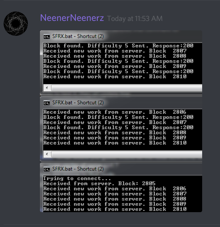 os03se's tweet photo. @ETHERGEMCOIN @Neener_Neenerz @Neener_Neenerz soon to be GPU version of the miner.... please stop by our discord for more info! discord dot egem dot io #EGEM #SFRX #quarrynodes #quantumswaps https://t.co/P5n4lAPeks