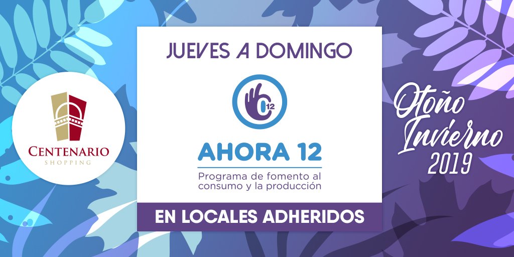 CentenarioShopp's tweet photo. El #findelargo☺️ date el gusto y aprovechá con #Ahora3, #Ahora6 y #Ahora12💳.

Mirá los locales adheridos: 
📍Ahora 3 y 6: https://t.co/w4x4KVGUVR 
📍Ahora 12: https://t.co/G1i2b8y9Mb https://t.co/DgJPBpxoz1