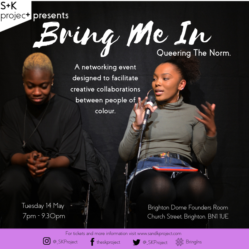 We're back with Bring Me In on May 14th in Brighton <a href="/brightfest/">Brighton Festival</a>. We'll be exploring queerness and activism in the arts. Make sure you cop a ticket - Link in bio!