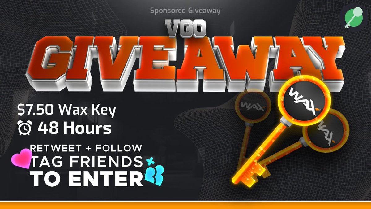 AverageJW's tweet photo. 🎁 SPONSORED GIVEAWAY ($7.50) 🎁 

✅ FOLLOW @VGOMillions 
✅ FOLLOW @GNGHPO
✅ RETWEET THIS TWEET 
✅ TAG 2 FRIENDS

⏰ ROLLING IN 48 HOURS

@wax_io / #VGOGIVEAWAY / #VGO / #VIRL / #VIRLGIVEAWAY https://t.co/hllUP8QbEr
