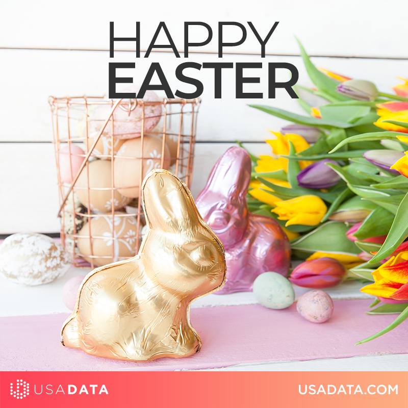 usadata's tweet photo. The team here at #usadata and #sl360 hope you have a fantastic weekend and a #HappyEaster! https://t.co/HL9maaJG5c