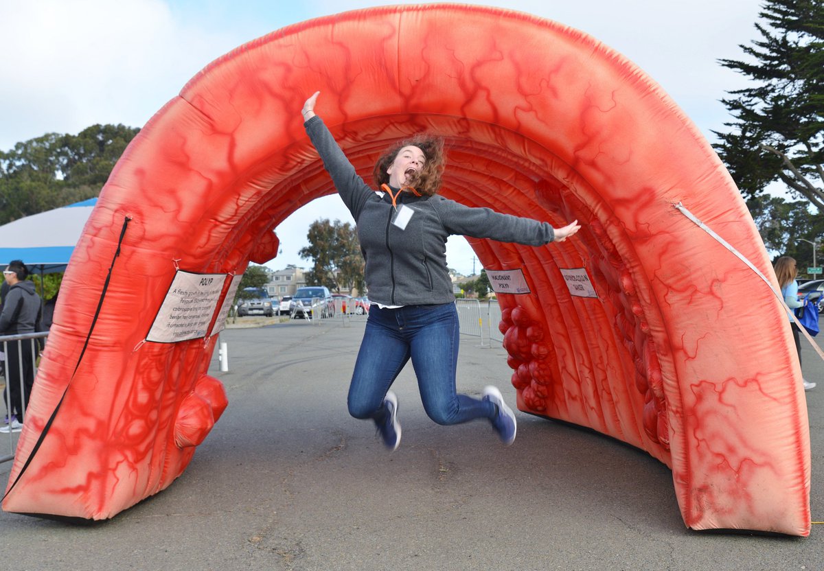 OperationAccess's tweet photo. #FBF to the inflatable colon at Get Your Rear in Gear - SF Bay Area 5k Run/Walk! Join us at this year's 5k and take a peek at the inflatable colon yourself! https://t.co/XixvoCPTfi
#coloncancer #beatcancer #getscreened #Running #Exercise #Workout #Fitness #operationaccess https://t.co/lFfWP0YXIU