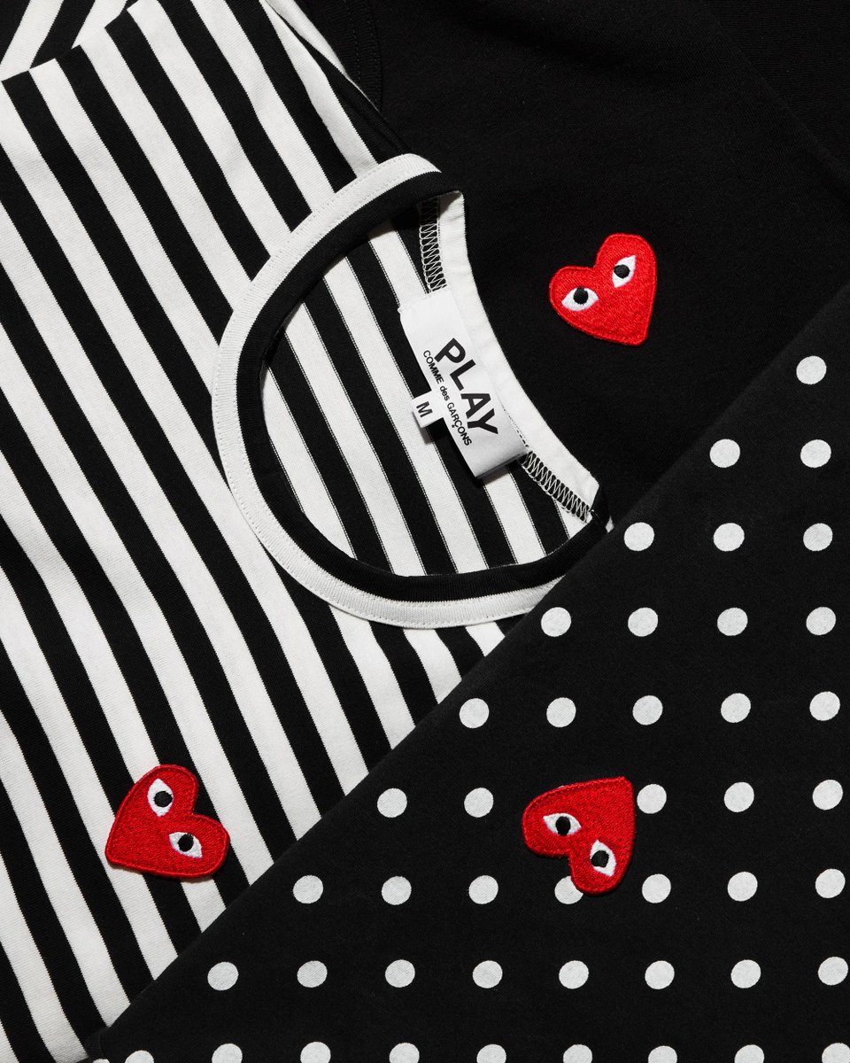 endclothing's tweet photo. Get your hands on must-have styles from Comme des Garcons PLAY -- https://t.co/z1x9Wd5l7C https://t.co/ypppey7OZF