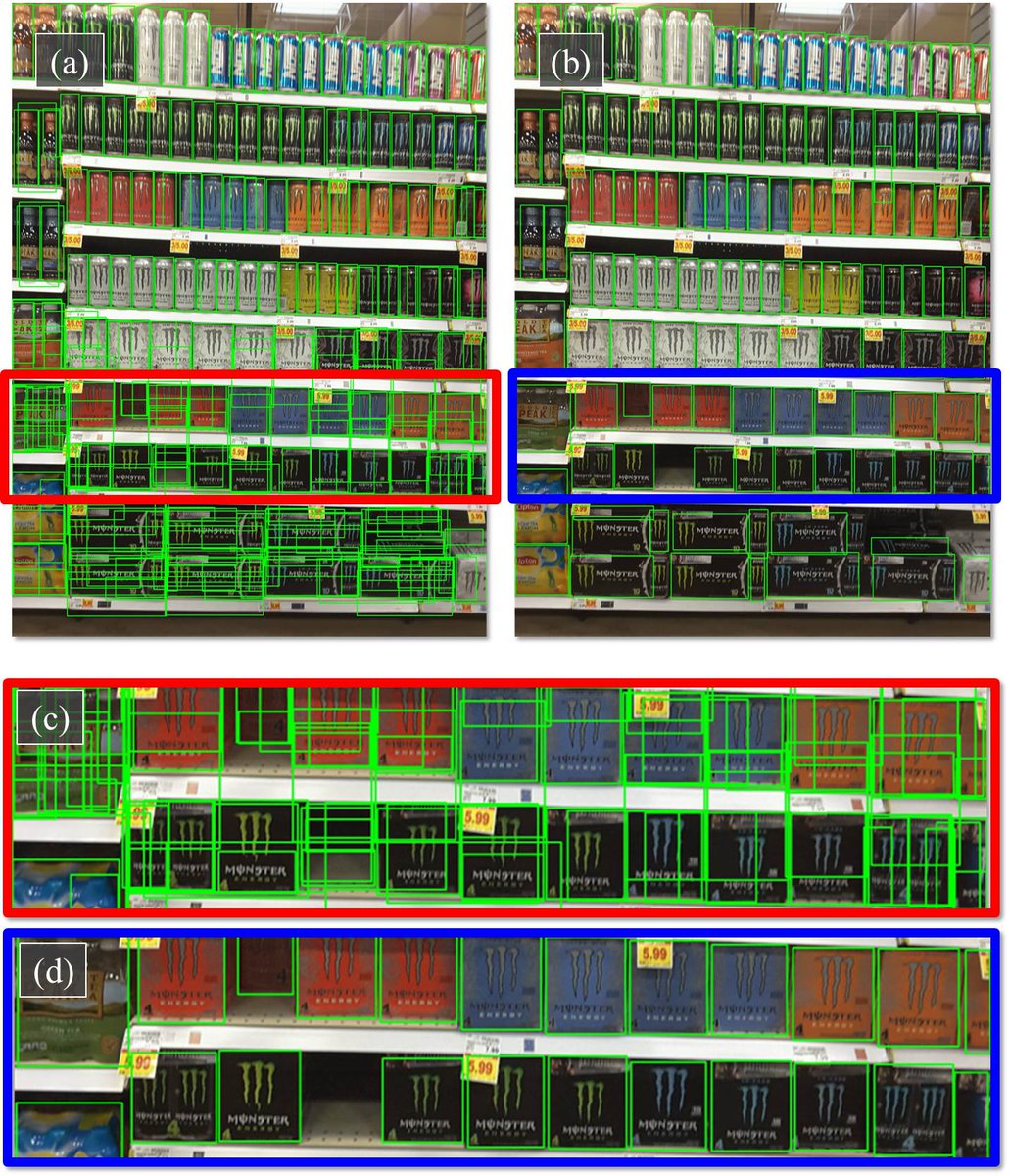 roeiherzig's tweet image. Excited to share our new CVPR19 paper, arxiv.org/abs/1904.00853, on 𝐩𝐫𝐞𝐜𝐢𝐬𝐞 𝐨𝐛𝐣𝐞𝐜𝐭 𝐝𝐞𝐭𝐞𝐜𝐭𝐢𝐨𝐧.
Code & dataset are on github.com/eg4000/SKU110K…!
#CVPR19 #ObjectDetection #TraxRetail #BIU