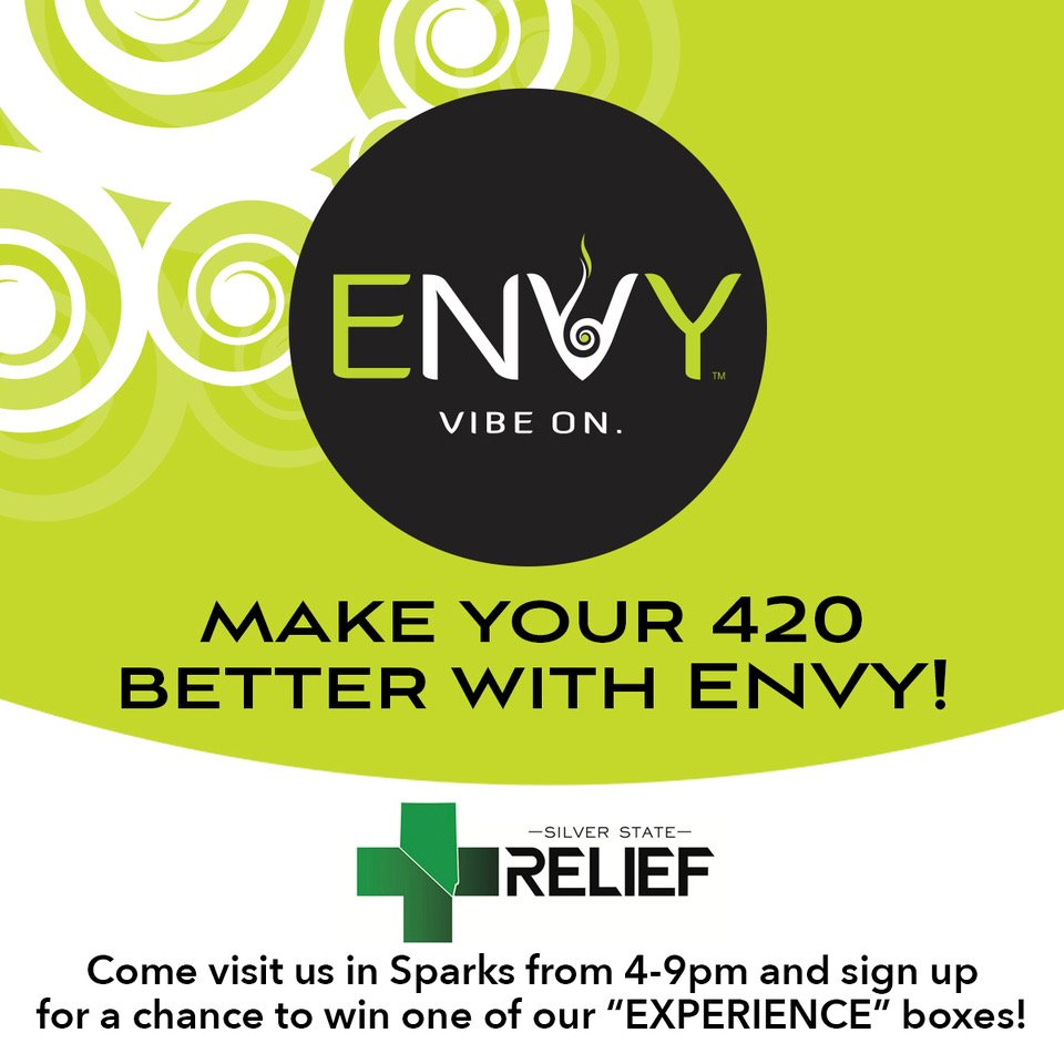 betterwithenvy's tweet photo. It is 4/20 eve and were feeling #betterwithenvy 

Come see us tomorrow for a chance to win an ENVY experience box worth over $75! 
.
.
Keep out of reach of children. For use only by adults 21 years and older. 
#vibeon #cannabis #cannabiscommunity #edibles #gummies #cartridges https://t.co/E6lvLq3f1J