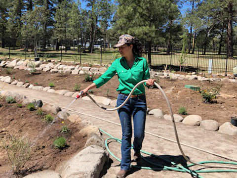 Rep. Torres Small at Wingfield Park in Ruidoso, NM